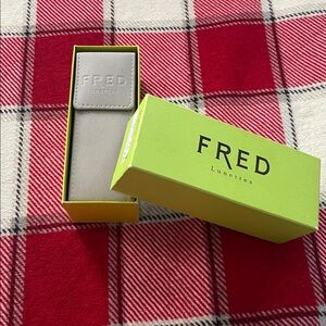 Fred Gray Glasses Case w/ Green Box excellent condition like new 100% authentic